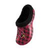 FOCO Arizona Cardinals NFL Mens Sherpa Lined Buffalo Check Clog view 3