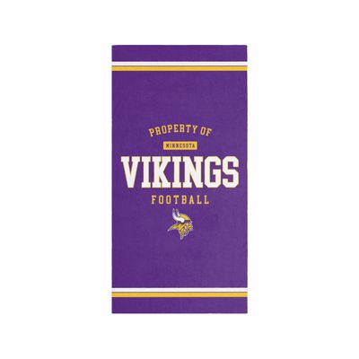 FOCO Minnesota Vikings NFL Property of Beach Towel