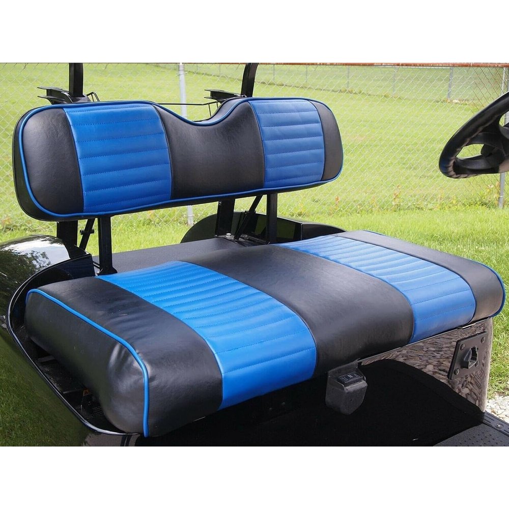 Huskey Parts Company Blue Front Seat Covers for EZGO RXV G&E 2008-Up Golf Cart! 24 Months Warranty!