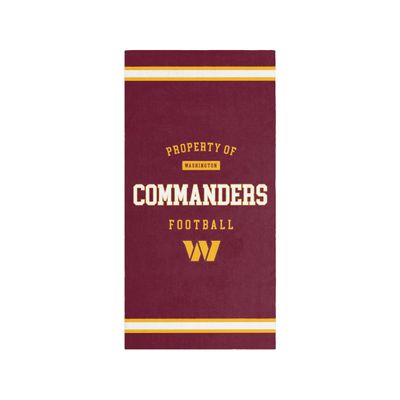 FOCO Washington Commanders NFL Property of Beach Towel