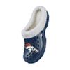 FOCO Denver Broncos NFL Womens Sherpa Lined Glitter Clog - XL view 3