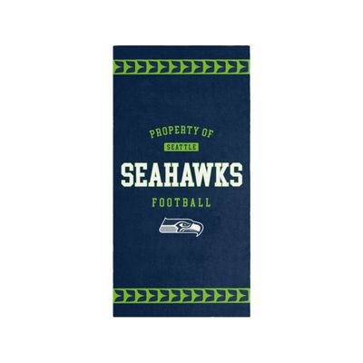 FOCO Seattle Seahawks NFL Property of Beach Towel