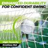 Golfguru All in 1 Golf Practice Net - 10x7ft Tri-Turf Mat, Impact Target, 10 Balls, 7 Tees, Carry Bag, Golf Net for Backyard Driving Chipping Indoor view 2