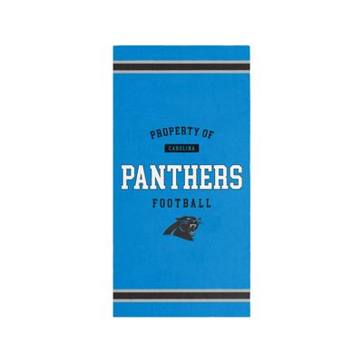 FOCO Carolina Panthers NFL Property of Beach Towel