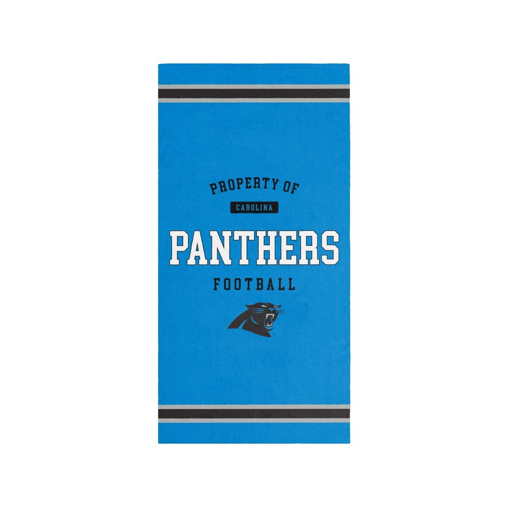 FOCO Carolina Panthers NFL Property of Beach Towel