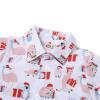 Christmas Clothes Toddler Kids Baby Boy Cartoon Print Short Sleeve T Shirt Red Shorts Clothes for (Pink, 2-3 Years) view 3