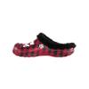 FOCO Texas A&M Aggies NCAA Mens Sherpa Lined Buffalo Check Clog - M view 2