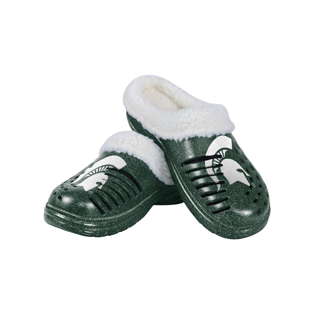 foco NCAA Womens Sherpa Lined Glitter Clog - XL