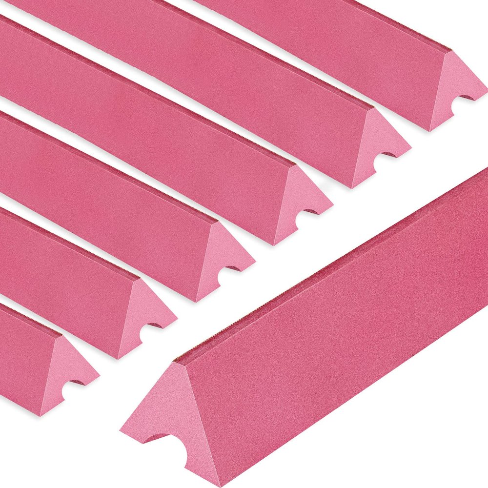Amylove 6 Pack K66 Rubber Bumpers 8 Foot Pool Table Bumpers Replacement Pool Table Rail Cushions Billiard Rail Rubber Cushions Accessories