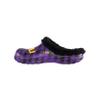 FOCO LSU Tigers NCAA Mens Sherpa Lined Buffalo Check Clog - M view 2