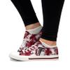 FOCO Atlanta Falcons NFL Womens Low Top Tie Dye Canvas Shoe - 6 view 2
