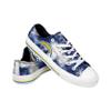 FOCO Los Angeles Chargers NFL Womens Low Top Tie Dye Canvas Shoe - 6