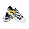FOCO Michigan Wolverines NCAA Womens Low Top Tie Dye Canvas Shoe - 8
