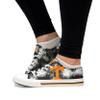 foco NCAA Womens Low Top Tie Dye Canvas Shoe - 8 view 2