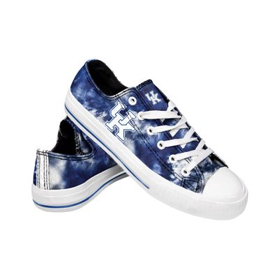 FOCO Kentucky Wildcats NCAA Womens Low Top Tie Dye Canvas Shoe - 8