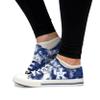FOCO Kentucky Wildcats NCAA Womens Low Top Tie Dye Canvas Shoe - 8 view 2