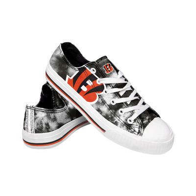 FOCO Cincinnati Bengals NFL Womens Low Top Tie Dye Canvas Shoe - 9
