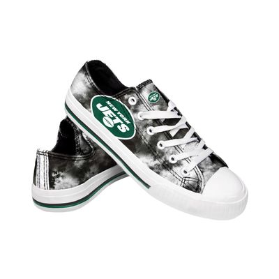 FOCO New York Jets NFL Womens Low Top Tie Dye Canvas Shoe - 9