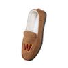 FOCO Washington Commanders NFL Mens Beige Moccasin Slippers - S view 3