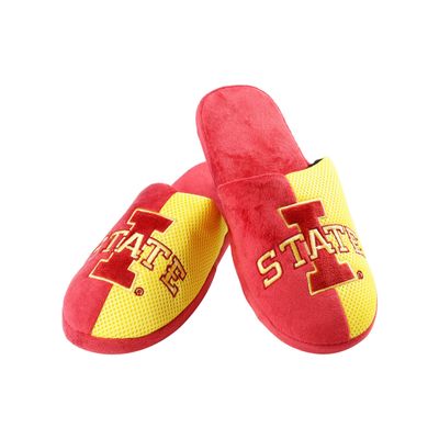 Iowa State Cyclones NCAA Mens Team Logo Staycation Slipper - L