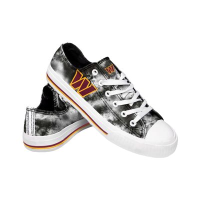 FOCO Washington Commanders NFL Womens Low Top Tie Dye Canvas Shoe - 7