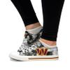 FOCO Washington Commanders NFL Womens Low Top Tie Dye Canvas Shoe - 7 view 4