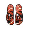 FOCO Cincinnati Bengals NFL Mens Colorblock Big Logo Gel Slide - M view 2
