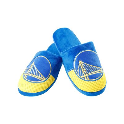 Golden State Warriors NBA Mens Team Logo Staycation Slipper - XL