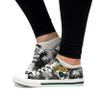 FOCO Jacksonville Jaguars NFL Womens Low Top Tie Dye Canvas Shoe - 8 view 2