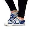 FOCO Indianapolis Colts NFL Womens Low Top Tie Dye Canvas Shoe - 6 view 2