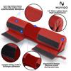 Barbell Pad Squat Pad for Lunges and Squats - Hip Thrust Pad for Standard and Olympic Bars - Provides Cushion to Neck and Shoulders While Training (RED) view 2