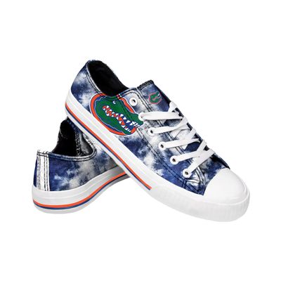 FOCO Florida Gators NCAA Womens Low Top Tie Dye Canvas Shoe - 10