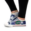 FOCO Florida Gators NCAA Womens Low Top Tie Dye Canvas Shoe - 8 view 2
