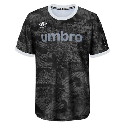 Umbro Boys Camo Jersey, Black/White, Small (8)