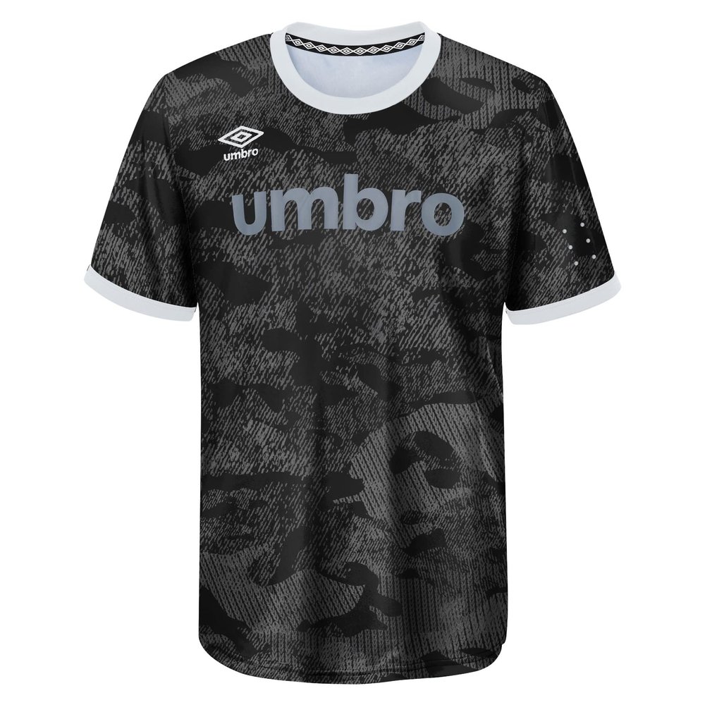 Umbro Boys Camo Jersey, Black/White, Small (8)