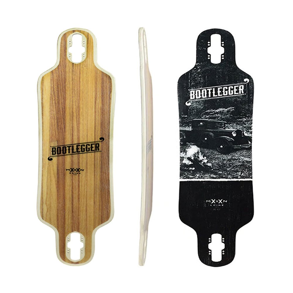 Bootlegger - Longboard Skateboard, Waterproof, Durable, Lightweight, Cruiser, by Moonshine Manufacturing (Deck ONLY)