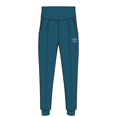 Umbro Girls Training Pant, Blue Coral/Digital Violet, Small (7/8)