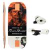 Moonshine Manufacturing Longboard Skateboard, Freestyle Cruiser, Waterproof & Wood Construction, Cruise Skateboard and Longboard Decks, Lightweight Build (Rum Runner Convict V2 Complete Deck + Wheels) view 1
