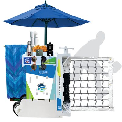 LAND & POOL PAL SunnyS Pickleball KIT#2 - Throw Away The Rest and get The Best! - Sturdy, Durable - 32ft Retractable Net - #1 Growing Sport in The USA