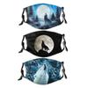 3PCS Adult Kids Custom Face Mask Bandana Balaclava Washable with 15 Filter for Men Women Girl Boy view 1
