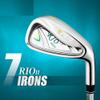 Golf Clubs Rio II #7 Irons Right Handed Professional Pole Steel Carbon Rod Women Men Golf Club Iron Sports (Women,Steel Rod) view 2