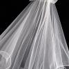 BVSPA Wedding Veil with Comb Wedding Hair Accessories for Girls 2 Tier Bow Embellishment Props for Photo Taking Bridal Party view 3