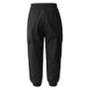 winying Kids Boys Casual Cargo Joggers Pants Stretch Pants Drawstring Jogging Bottoms Elastic Cuffed Baggy Trousers Black A 12 Years view 2