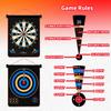 Gitus Magnetic Dart Board Indoor Outdoor Games for Kids with 12 Darts, Gifts for Teenage Boys Teen Boy Gift Ideas Gifts for Boys 8 9 10 11 12 13 14 Years Old Game Room Decor view 3