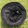 Black Rice Hat Samurai Hat Costume Japanese hat Breathable and Cool Polyester mesh Fabric Made of Can be Folded for Easy Portability. Dia.15 inch view 2