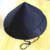 Black Rice Hat Samurai Hat Costume Japanese hat Breathable and Cool Polyester mesh Fabric Made of Can be Folded for Easy Portability. Dia.15 inch view 3