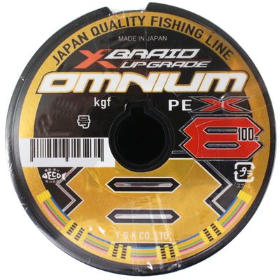 X-Braid Omnium X8 Upgrade, Multicolor, 328.1 ft (100 m), 12 Connections, [1200 m, No. 1.5