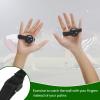 Deekin 4 Pieces Football Catching Trainer Assistant Football Accessories Receiving Training Aid Practice Training Equipment Catching Hand Strap for Youth Boys Kids Beginner Fingertip view 4