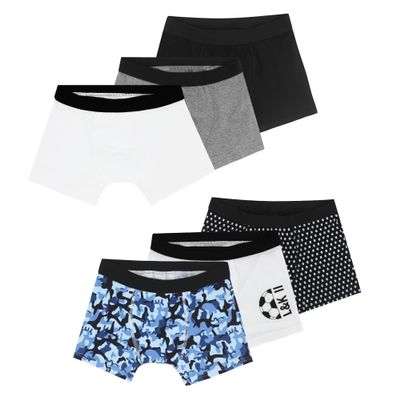 Allxwek Boys Underwear Size 12 Soft Big Kids Youth Cotton Underpants 6 pack UN1 158/164
