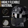 Fsat SF SUPRT HIGH CUTq Airsoft Helmet Airsoft Mesh Mask with Ear Protection/Airsoft Tactical Painball Safety Goggles3 Color view 2